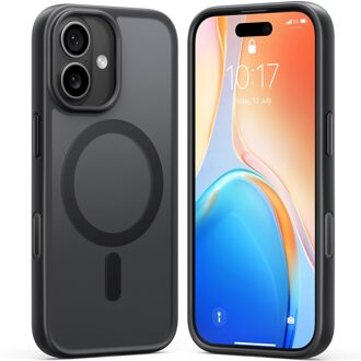 iPhone 17 hoesje - slanke bescherming met MagSafe ondersteuning - Zwart