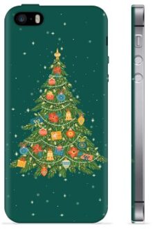 iPhone 5/5S/SE TPU Hoesje - Kerstboom