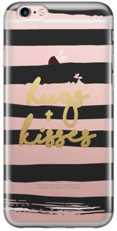 iPhone 6/6s transparant hoesje - Hugs & kisses