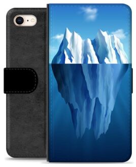 iPhone 7/8/SE (2020)/SE (2022) Premium Portemonnee Hoesje - Iceberg