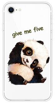 iPhone 7/8/SE (2020)/SE (2022) Stijlvolle Ultradunne TPU Hoesje - Panda