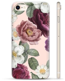 iPhone 7/8/SE (2020)/SE (2022) TPU-hoesje - Romantische bloemen