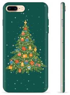 iPhone 7 Plus / iPhone 8 Plus TPU Hoesje - Kerstboom