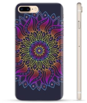 iPhone 7 Plus / iPhone 8 Plus TPU Hoesje - Kleurrijke Mandala