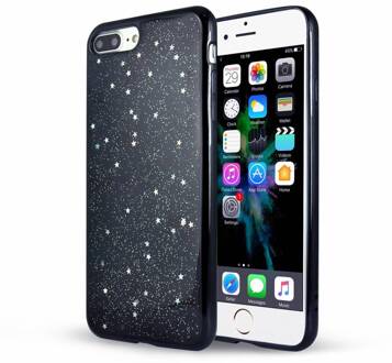 iPhone 7 Plus / iPhone 8 Plus zwart hoesje - Sweet stars
