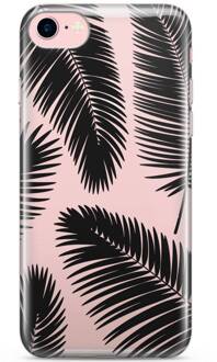 iPhone 7 transparant hoesje - Palm leaves silhouette