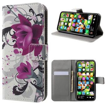 iPhone X / iPhone XS Style Series Wallet Case - Elegant Lotus