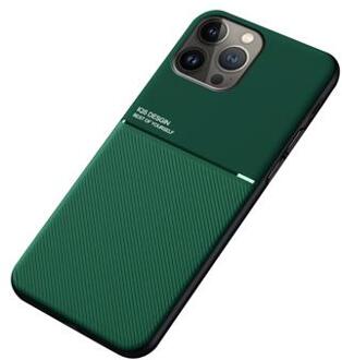 IQS Design iPhone 14 Pro Max Hybride Hoesje - Groen