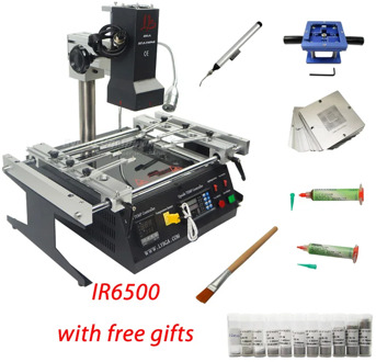 IR6500 BGA Rework Station kits 2 zones infrared 2300W Repair Soldering Station for Motherboards Mobile Phone Chip PCB Machine