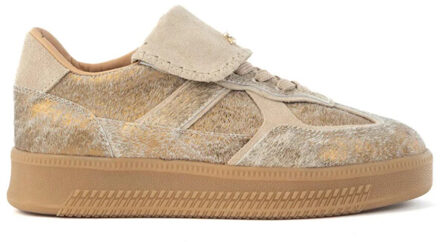 Ira sneakers gold beige lage sneakers dames Goud - 40