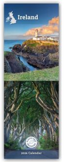 Ireland Slim Calendar 2026 - Slimline-Kalender (Browntrout) - Carousel Calendar