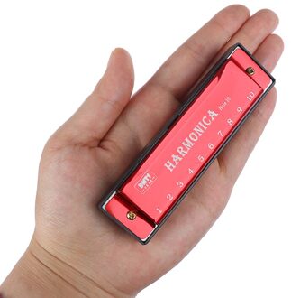 Irin 10 Hole Harmonica Mondharmonica Puzzel Titanium Muziekinstrument Beginner Onderwijs Spelen Koperen Kern Hars Harmonica