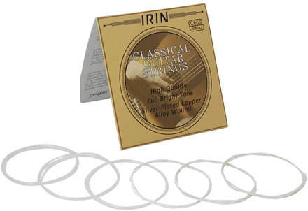IRIN A102 Classical Guitar Strings 6Pcs Nylon Silver Plated Copper Alloy Strings Guitar Parts Accessories (.028-.043)