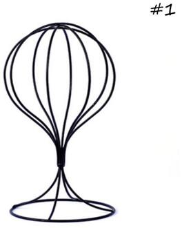 Iron Art Eenvoudige Moderne Mannen En Vrouwen Hoed Pruik Props Abstract Model Hoed Stand Model Volwassen Rack Mannequin Hoofd Hoofd display B8L4