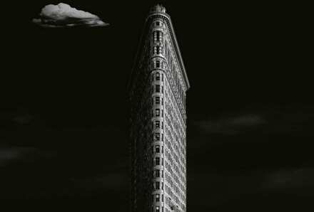 Iron Building New York Vlies Fotobehang 384x260cm 8-banen