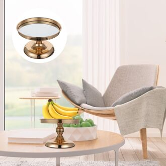 Iron Cake Stand Verjaardagsfeestje Dessert Opbergrek Unieke Cake Display Stand gouden