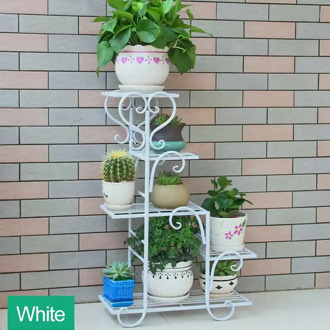 Iron Flower Shelf Balcony Flower Pot Shelf Multi-layer Indoor Living Room Rack Pot Rack European Five-layer Plant Stand