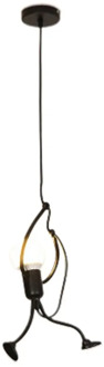 Iron Little Man Chandelier Cartoon Doll Chandelier Swing Villain Chandelier Led Ceiling Lamp Home Living Room Decoration