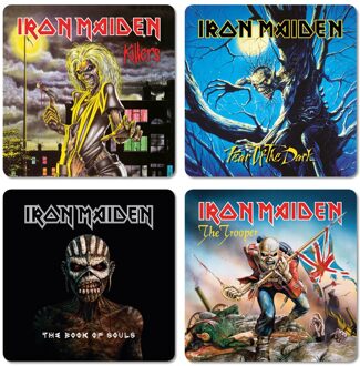 Iron Maiden onderzetters (set van 4 stuks)