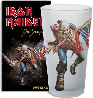 Iron Maiden Pint Glass The Trooper