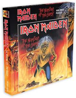 Iron Maiden Rock Saws Jigsaw Puzzle The Number of the Beast Single (500 pieces)