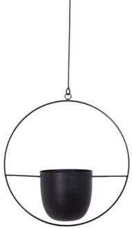 Iron Opknoping Bloempot Tuin Kwekerij Opknoping Mand Swingende Bloem Mand Muur Opknoping Planter Pot Thuisgebruik Plant Hanger 01