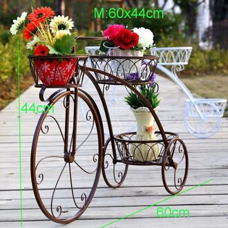 Iron Plant Plank Bloem Rack Nordic Metalen Vloer Plank Multi-layer Fiets Metalen Rekken Planten Stand Outdoor Metalen Tuin decors koper M