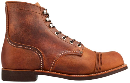 Iron Ranger Laars - Copper Rough Tough Red Wing Shoes , Brown , Heren - 44 Eu,45 Eu,42 Eu,41 Eu,40 Eu,43 1/2 Eu,43 Eu,42 1/2 EU