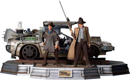 Iron Studios Back to the Future III Art Scale Statues 1/10 Full Set Deluxe 57 cm