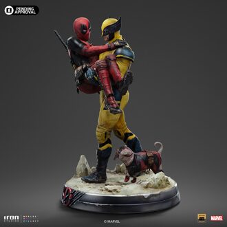 Iron Studios Deadpool and Wolverine Movie - Deluxe Art Scale 1/10 Statue