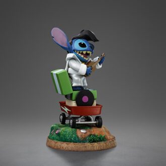 Iron Studios Disney Classics Stitch King of Rock Art Scale 1/10 Statue