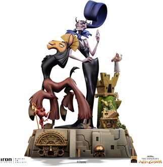 Iron Studios Disney The Emperor's New Groove Art Scale 1/10 Kuzco and Yzma Figure