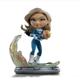 Iron Studios Fantastic Four Invisible Woman and Franklin MiniCo Figure