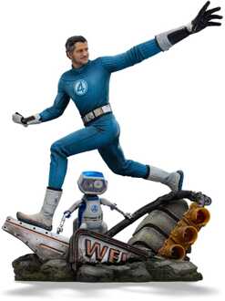 Iron Studios Fantastic Four Mr. Fantastic and H.E.R.B.I.E Art Scale 1/10 Statue