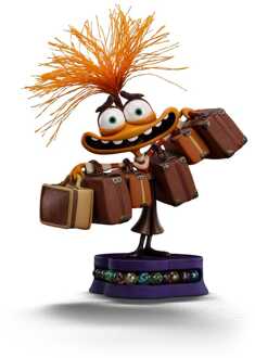 Iron Studios Inside Out 2 Art Scale Statue 1/10Anxiety 18 cm