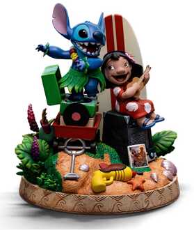 Iron Studios Lilo & Stitch Deluxe Art Scale Statue 1/10 Lilo & Stitch 20 cm