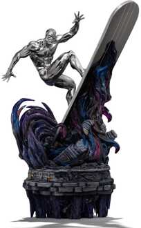 Iron Studios Marvel Comics Infinity Gauntlet Diorama Art Scale Statue 1/10 Silver Surfer Deluxe 36 cm
