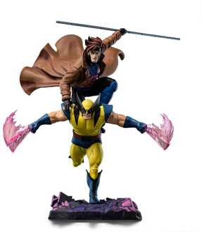 Iron Studios Marvel Deluxe Art Scale Statue 1/10 X-Men´97 Gambit & Wolverine 29 cm