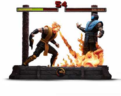 Iron Studios Mortal Kombat Deluxe Art Scale Statue 1/10 Scorpion Fatality 27 cm