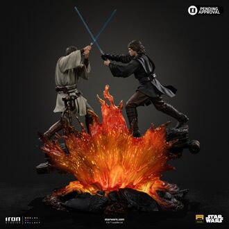 Iron Studios Star Wars Art Scale 1/10 Anakin Vs Obi Wan Figure