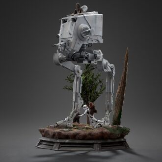 Iron Studios Star Wars AT-ST and Chewbacca Demi Art Scale 1/20 Statue