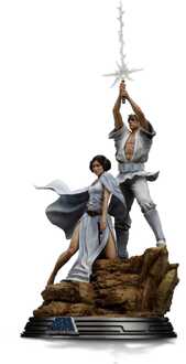 Iron Studios Star Wars Deluxe Art Scale Statue 1/10 Luke and Leia 41 cm