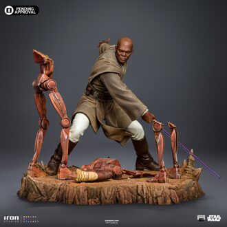 Iron Studios Star Wars Mace Windu Art Scale 1/10 Statue