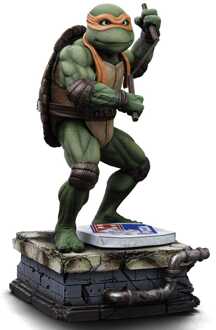 Iron Studios Teenage Mutant Ninja Turtles Art Scale Statue 1/10 Michelangelo 19 cm