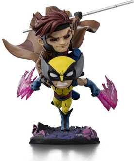 Iron Studios X-Men 97 Mini Co. PVC Figure Gambit and Wolverine 23 cm
