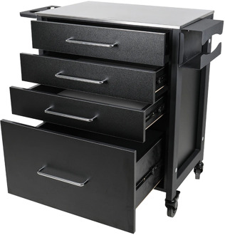 Iron Work Station Tattoo Furniture Multifunction Tattoo Workstation Simple Tattoo Mobile Tattoo Kits for Tattoo Cart with Wheels