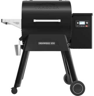 Ironwood 650 Houtskool Barbecue Zwart