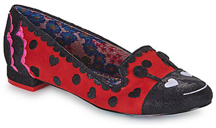 Irregular Choice Ballerina's Irregular Choice BUG IT UP" Rood - 36,37,38,39,40,41,42,43