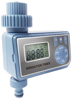 Irrigatie Controller Water Programma Systeem Batterij Operated Water Timer Irrigatie Timer Controller Systeem Blijvende Blauw