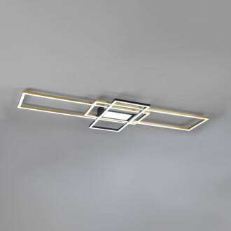 Irvine - LED Plafondlamp -Afstandsbediening - Dimbaar Messing